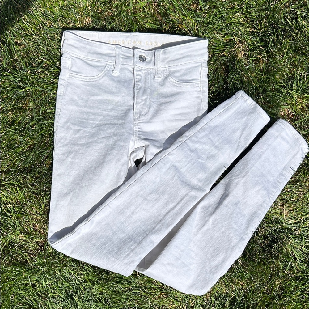 American Eagle Outfitters White Skinny Jeans